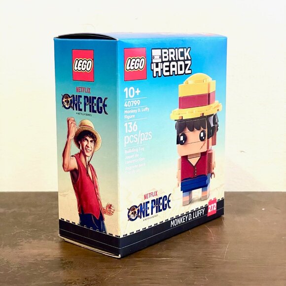 LEGO 40799 ONE PIECE BRICKHEADZ MONKEY D. LUFFY New NIB in Hand - Picture 4 of 13